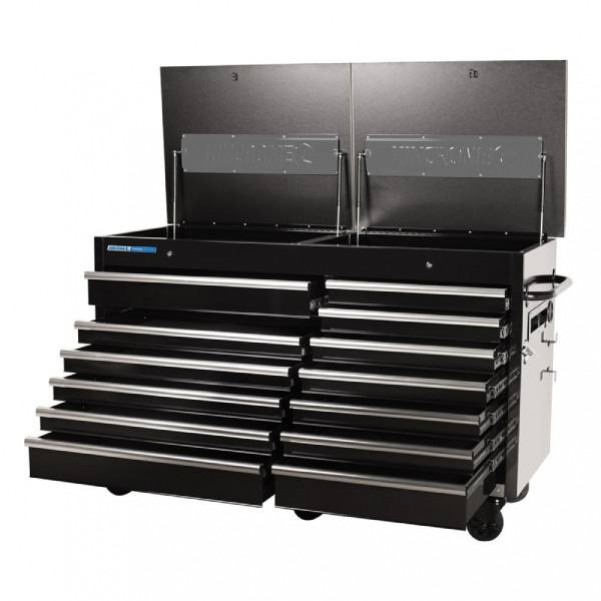 Kincrome K7371 - 1600mm 13 Drawer Trade Centre Twin Lid Mobile Bench Tool Chests & Trolleys